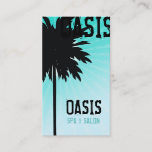 CARTE DE VISITE BLEU DE PALMIER DE 311 OASIS AUSSI
