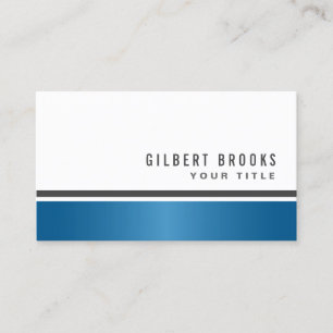 Carte De Visite Bleu dégradé frontière moderne design professio