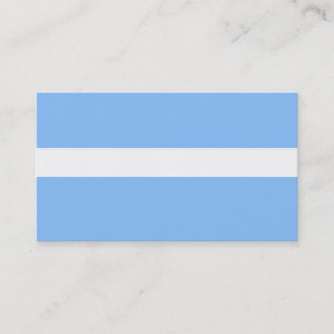 CARTE DE VISITE Bleu et blanc pour bébé ajustabl