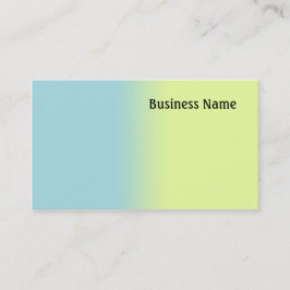 Carte De Visite Bleu et jaune