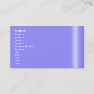 Carte de visite bleu frais