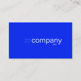 carte de visite bleu gras avec votre adresse Web