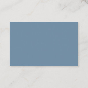 Carte De Visite Bleu gris (couleur solide) 