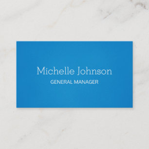 Carte De Visite Bleu gris minimaliste professionnel