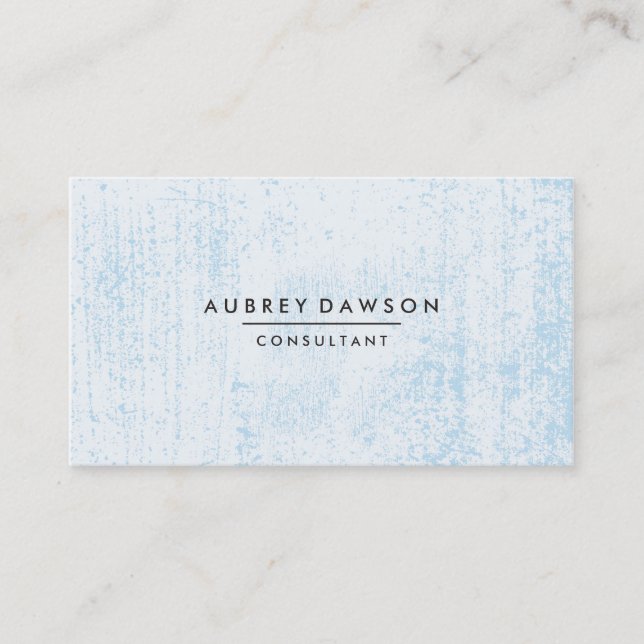 Carte De Visite Bleu Grunge (Devant)