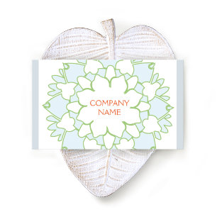 Carte De Visite Bleu Lotus Santé holistique