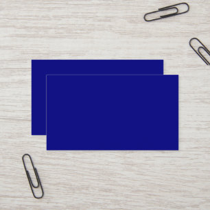Carte de visite bleu marine