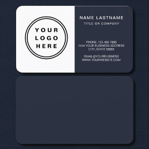 Carte De Visite Bleu marine