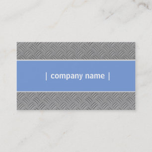 Carte De Visite Bleu métallique élégant