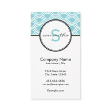 Bleu moderne et blanc