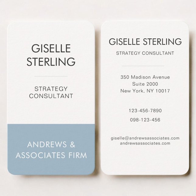 Carte De Visite Bleu Professionnel (Créateur téléchargé)