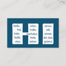 Bleu rayures langues internationales bonjour