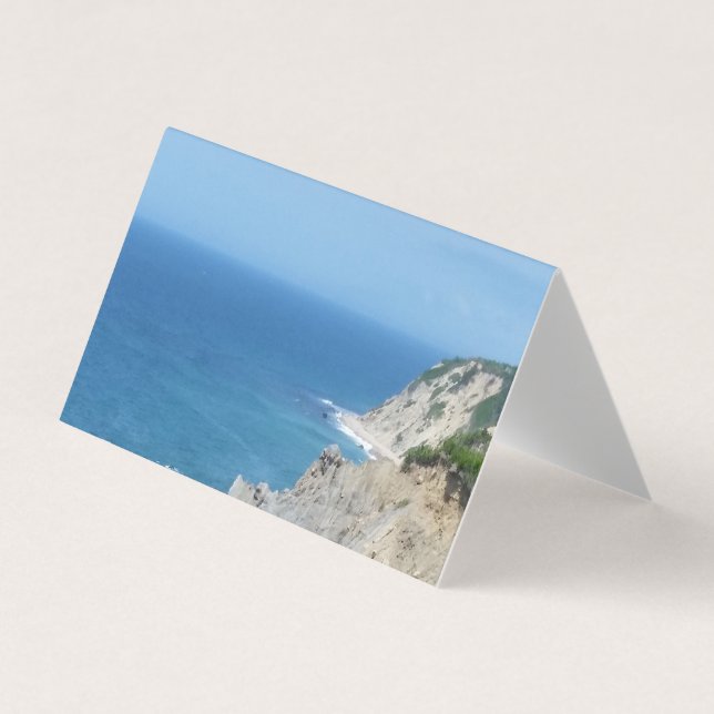 Carte De Visite Block Island Bluffs - Block Island, Rhode Island (Devant)