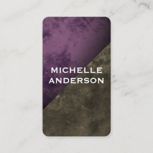 Carte De Visite Blocs de couleurs de texture moderne