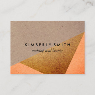 Carte De Visite Blocs de couleurs naturelles