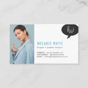 Carte De Visite Blogger et concepteur