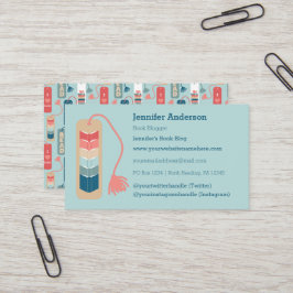 Carte De Visite Bloggers Réviseurs Bibliothécaires Signet