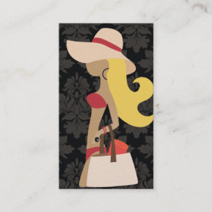 Carte De Visite Blonde de Fashionista de 311 bikinis