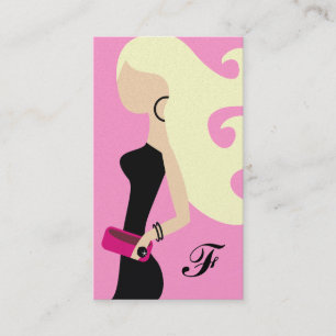 Carte De Visite Blonde de platine de 311 Fashionista
