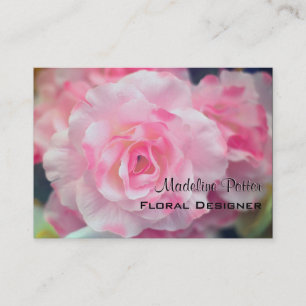 Carte De Visite Bloomdeville Élégant Floral Professional