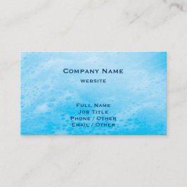 Carte de visite Blue Beach Waves