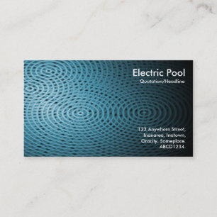 Carte De Visite Blue Electric Pool 07
