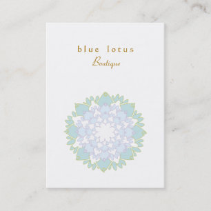Carte de visite Blue Lotus Chubby