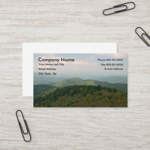 Carte de visite Blue Ridge Mountains