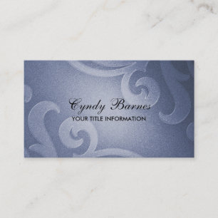 Carte de visite Blue Shimmer