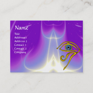 Carte De Visite BLUE TALISMAN, violet violet blanc