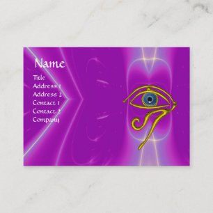 Carte De Visite BLUE TALISMAN, violet violet blanc rose