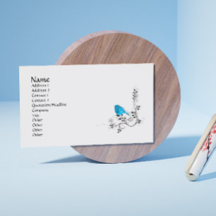 Carte De Visite Bluebird de bonheur