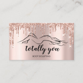 Carte De Visite Body Sclupting Beauty Logo Totalement Vous Entrepr