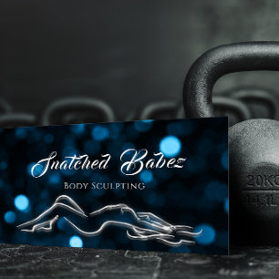 Carte De Visite Body Sculpting Beauté Gold Logo Massage Studio