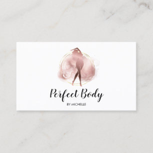 Carte De Visite Body Sculpting Fitness Linergie Entraîneur de tail