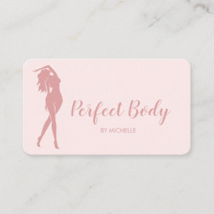 Carte De Visite Body Sculpting Fitness Linergie Entraîneur de tail