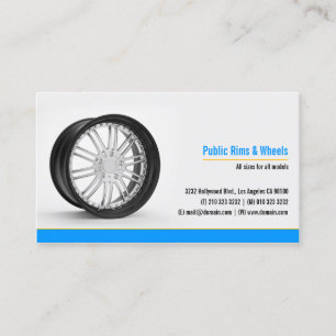 Carte De Visite Body Shop Rims et Wheels
