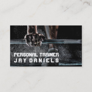 Carte De Visite BodyBuilder de Fitness pour les formateurs personn
