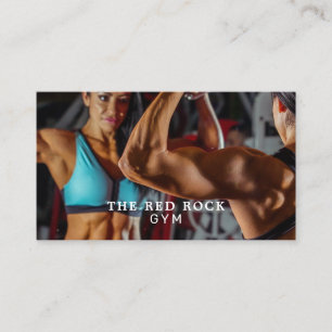 Carte De Visite Bodybuilder, Entraîneur personnel, Instructeur de 