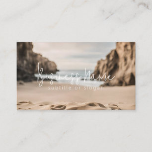 Carte De Visite Boho Beach pour Cristal