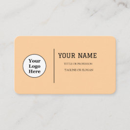 Carte De Visite Boho Beige Calligraphie Script code QR