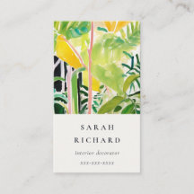 Boho Chic Vert Feuillage Tropical Botanique