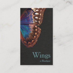 Carte De Visite Boho Vintage Butterfly Wing Nature