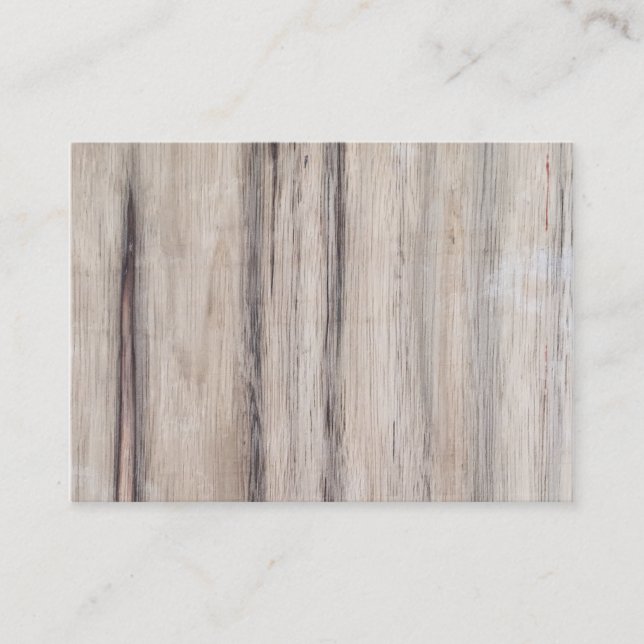 Carte De Visite Bois (Devant)