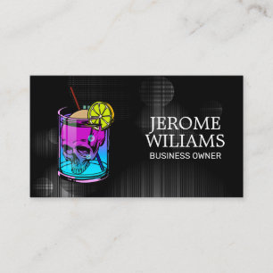 Carte De Visite Boissons de cocktail Restaurant Bar