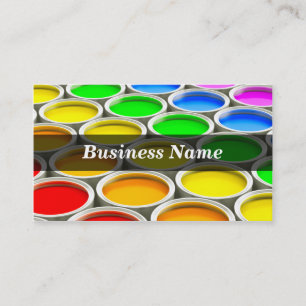 Carte De Visite boîtes de peinture colorées par 3D (spectre)