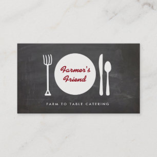 Carte De Visite Boîtier rustique à table