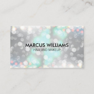 Carte De Visite Bokeh Cheveux et maquillage