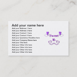 Carte De Visite Bonbon 16