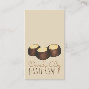 Carte De Visite Bonbon Au Beurre D'Arachide Faite Maison En Ohio B